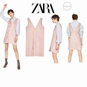 ZARA Suede Effect Dress